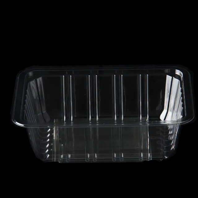 Stable PET Transparent Food Delivery Box صندوق توصيل الطعام الشفاف PET المستقر لنقل الطعام بشكل آمن