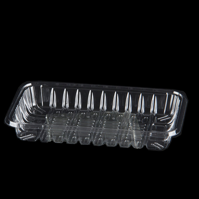 PET使い捨てプラスチック食品グレードの新鮮なトレイを厚くしたスーパーマーケットの果物と野菜の包装箱