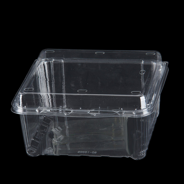 透明なプラスチック PET フルーツ ボックス食品使い捨て包装されたフルーツ容器 