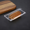 Bo&icirc;te &agrave; g&acirc;teaux jetable en PET, mat&eacute;riau de qualit&eacute; alimentaire, bo&icirc;te &agrave; dessert transparente, emballage en plastique &agrave; clapet, vente en gros