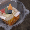 熱い販売のペット素材のトランスポーザブルケーキボックス使い捨てフルーツボックス密封された新鮮なクラムシェル包装箱デザート用
