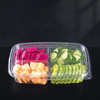 Einweg-Gem&uuml;sebox, Fabrikanpassung, PET-Obst-Kunststoff-Trennbox f&uuml;r Lebensmittel und Obst