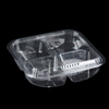 Conteneur alimentaire &agrave; clapet en plastique transparent jetable &agrave; la mode et beau