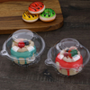 熱い販売のペット素材のトランスポーザブルケーキボックス使い捨てフルーツボックス密封された新鮮なクラムシェル包装箱デザート用