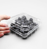 Fabriek op maat PET Clamshell fruitdoos wegwerpverpakkingen transparante doos fruit verpakt