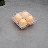 Bo&icirc;te d'emballage d'œufs jetable transparente, plateau &agrave; œufs en plastique &eacute;pais, plateau int&eacute;rieur blister, vente en gros