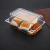 Bo&icirc;te &agrave; g&acirc;teaux jetable en PET, mat&eacute;riau de qualit&eacute; alimentaire, bo&icirc;te &agrave; dessert transparente, emballage en plastique &agrave; clapet, vente en gros