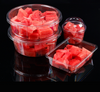 Verpackungsbox, transparenter Kunststoff, verdickte Verpackungsbox, Obstschneide-Salatbox mit Deckel, PET